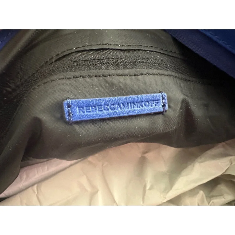Nwt Rebecca Minkoff large bright blue nylon hobo bag